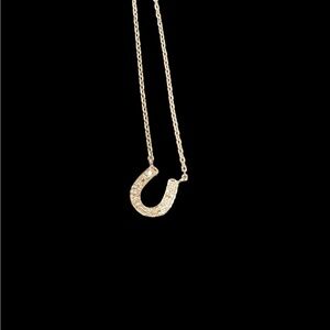 ‘Carrie Bradshaw’ horseshoe necklace